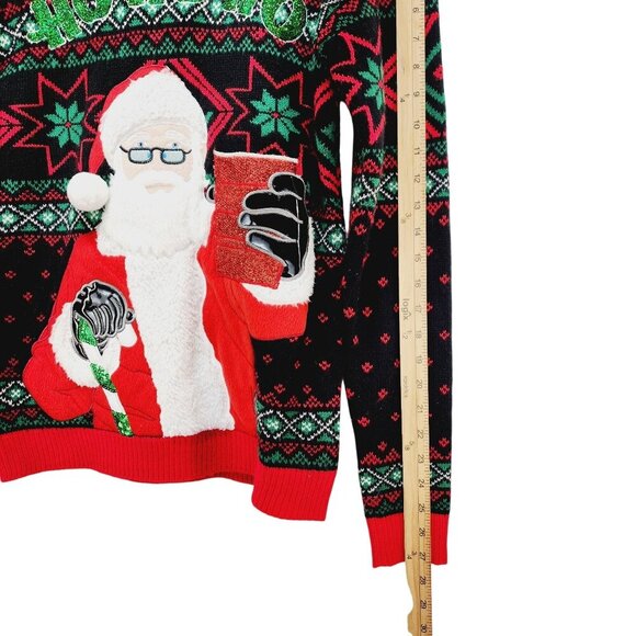 Holiday Time Santa "Ho Ho Ho" Christmas Sweater S/CH (35-37) - Picture 11 of 11